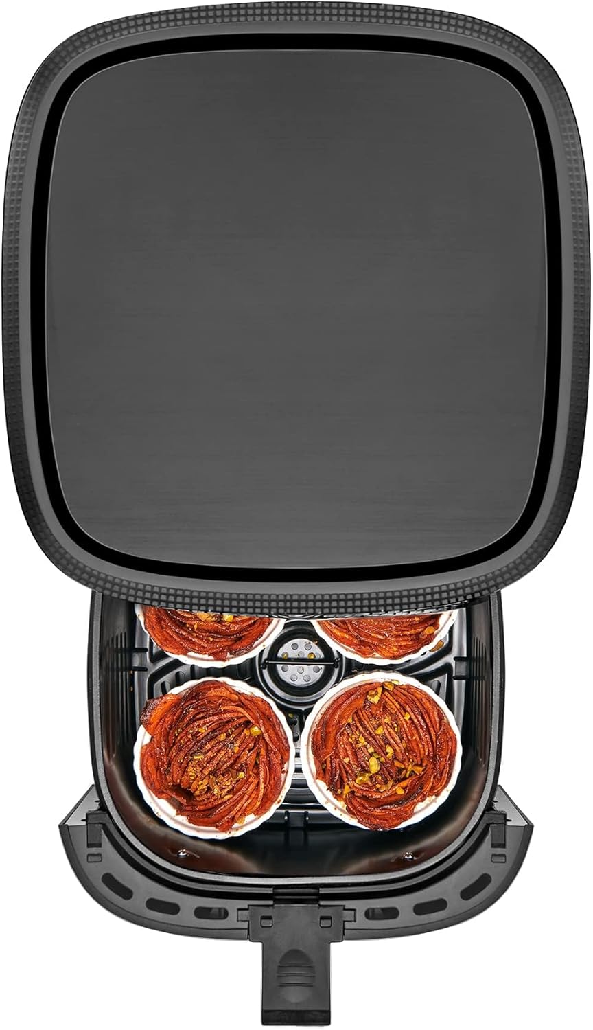 Chefman TurboFry Touch Air Fryer, The Most Compact And Healthy Way To Cook Oil-Free, One-Touch Digital Controls And Shake Reminder For The Perfect Crispy And Low-Calorie Finish, 5 Quart - Image 3