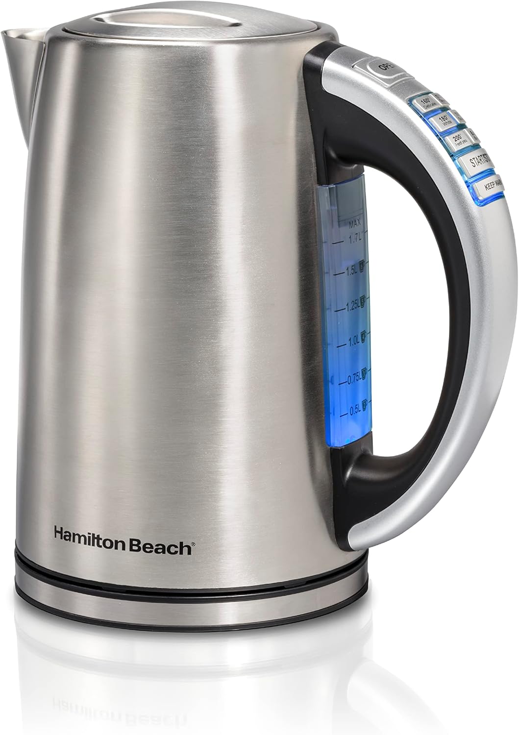 Hamilton Beach 1.7 Liter Temperature Control Electric Kettle, Water Boiler electric kettles