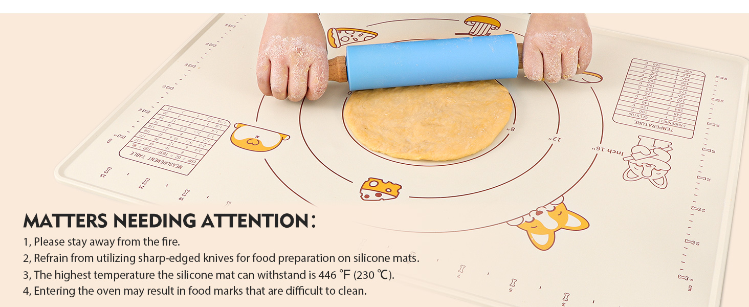 silicon baking mat