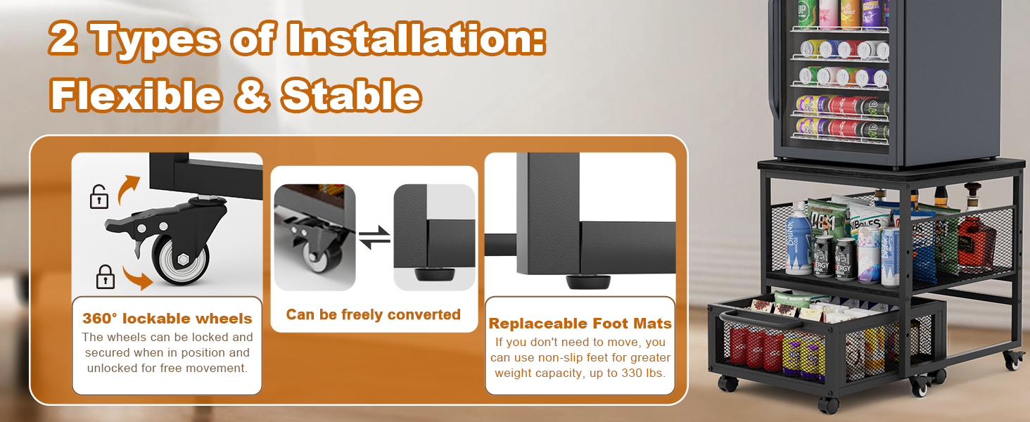 2 Types of Installation: Flexible & Stable