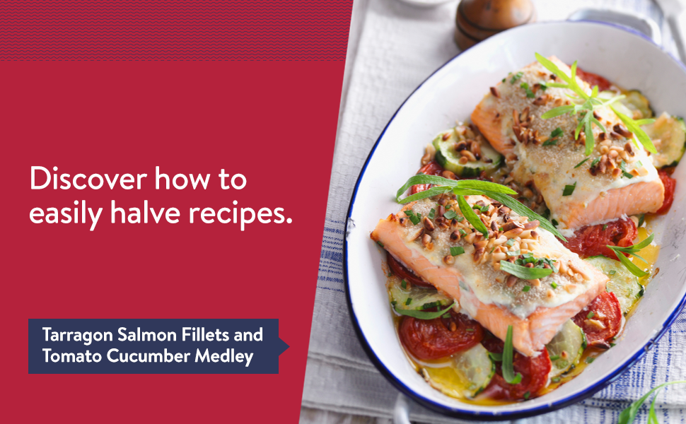Discover how to easily halve recipes.