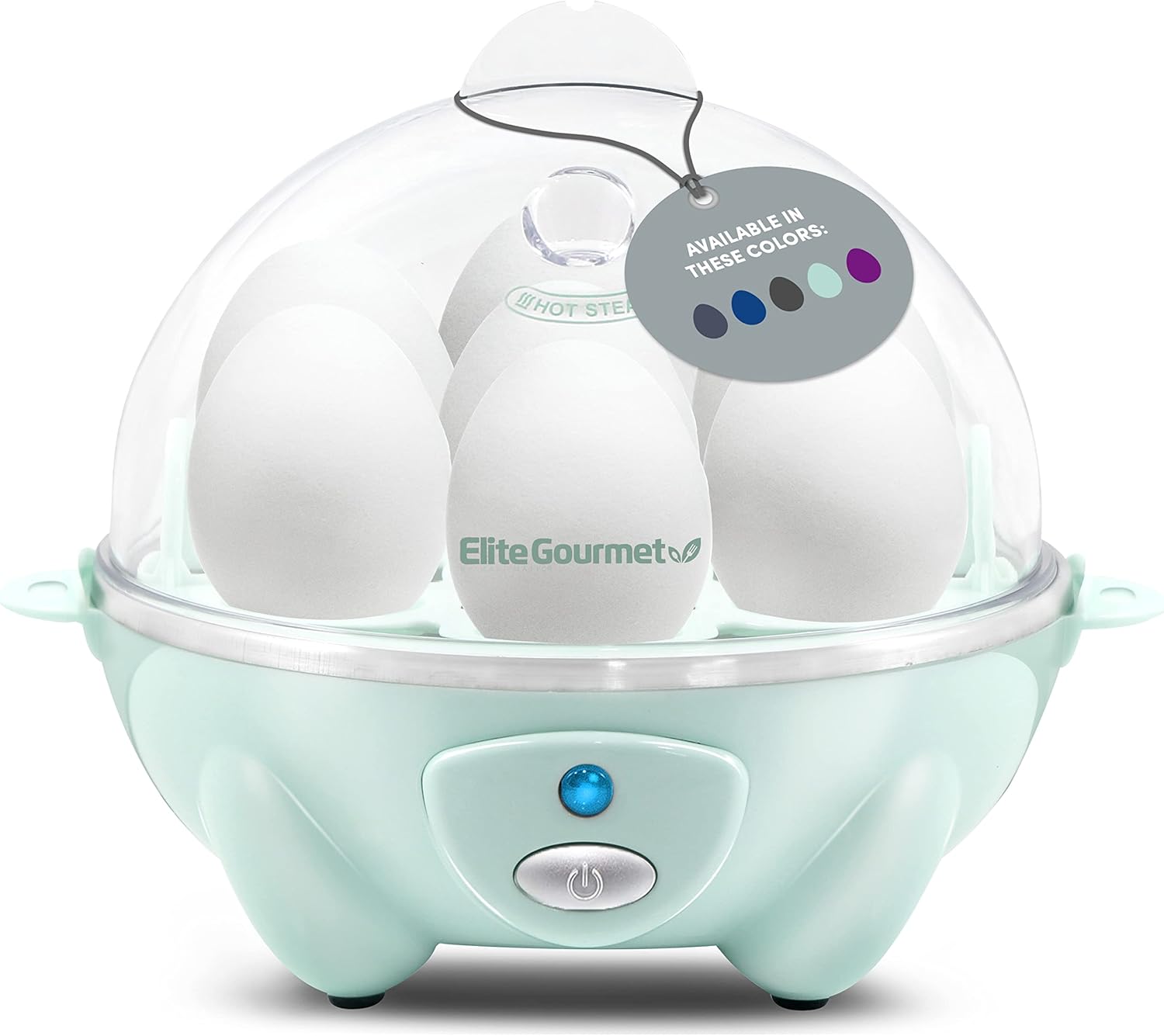 Elite Gourmet Easy Electric 7 Egg Capacity Soft, Medium, Hard-Boiled small kitchen appliances