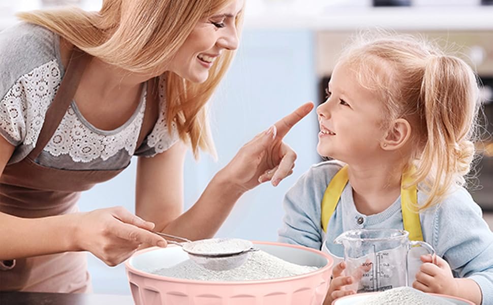 The mixing bowl set come in great sizes for pretty much anything you would need a bowl for