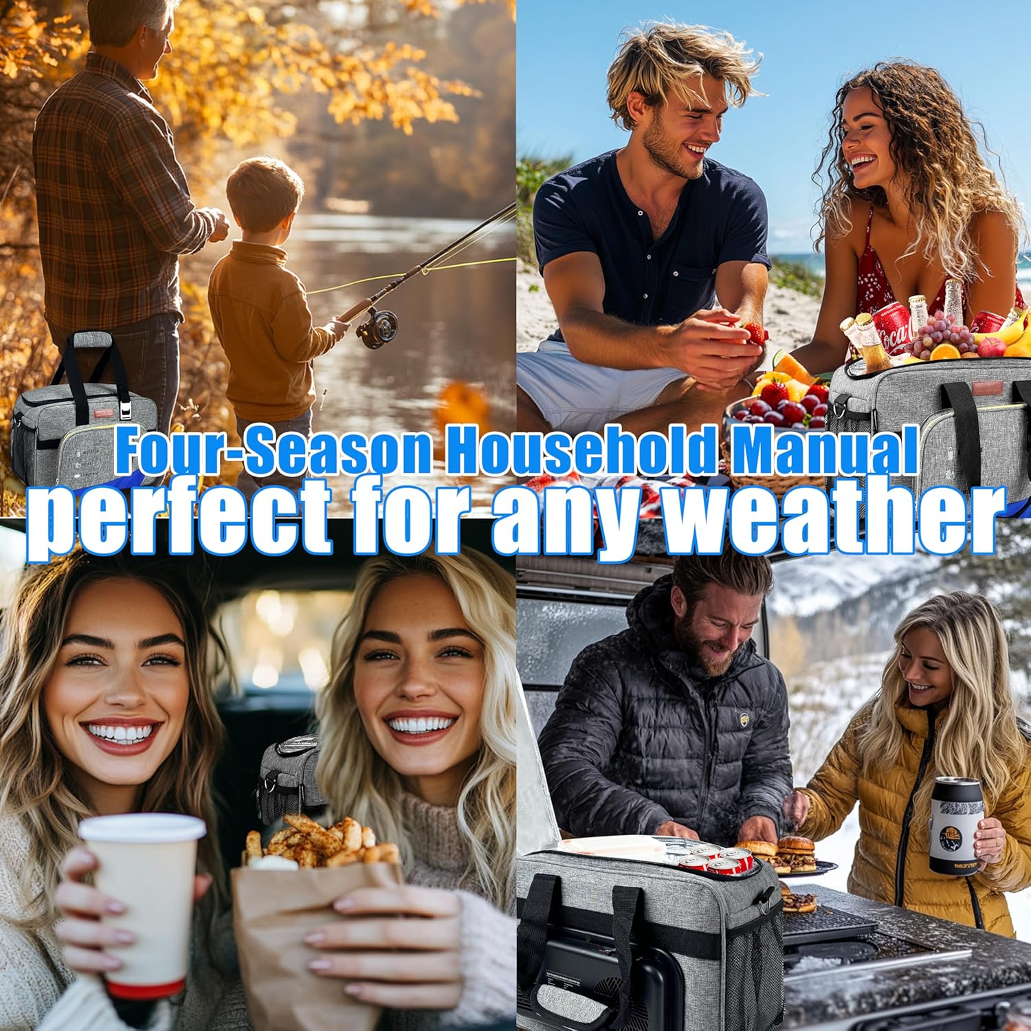 16 Quarts 12 Volt Portable Iceless Car Electric Cooler Bag 15L AC/DC Cool and Heat Thermal Plug in Compatible Mini Cooler Warmer All Season Trucker Fridge Long Haul Drivers - Image 5