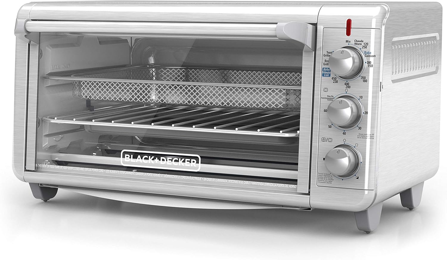 BLACK+DECKER Crisp 'N Bake Air Fry Countertop Convection Toaster Oven, convection ovens