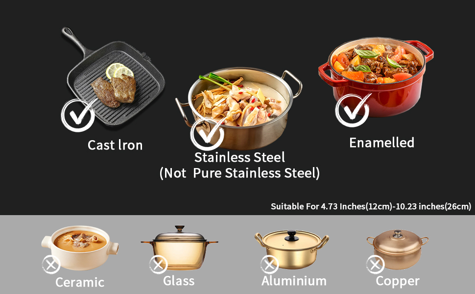 induction cooktop 2 burner